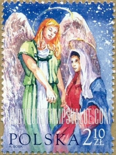 FindYourStampsValue: Christmas: The Annunciation, vertical