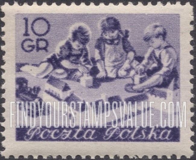 FindYourStampsValue: Children at Play