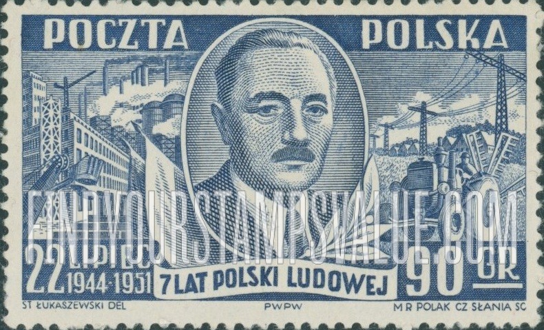 FindYourStampsValue: President Boleslaw Bierut