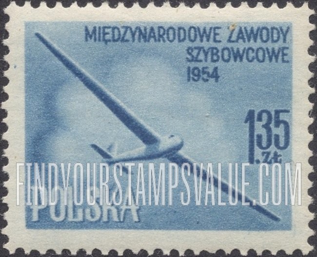 FindYourStampsValue: Glider, large cloud