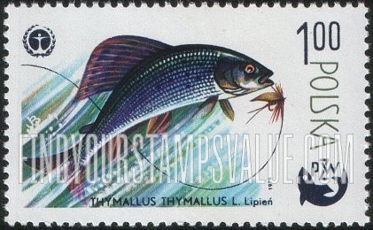 FindYourStampsValue: Fish and Environmental Protection Emblem: Grayling