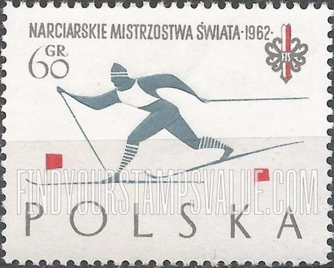 FindYourStampsValue: Long distance skier