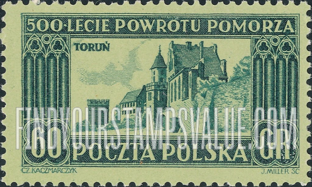 FindYourStampsValue: Cities: Torun