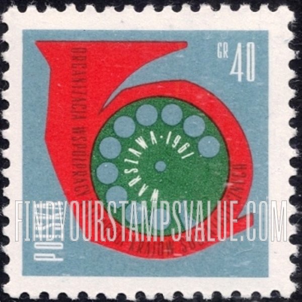 FindYourStampsValue: Post Horn and Telephone Dial
