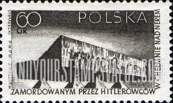FindYourStampsValue: Chelm Memorial, horizontal
