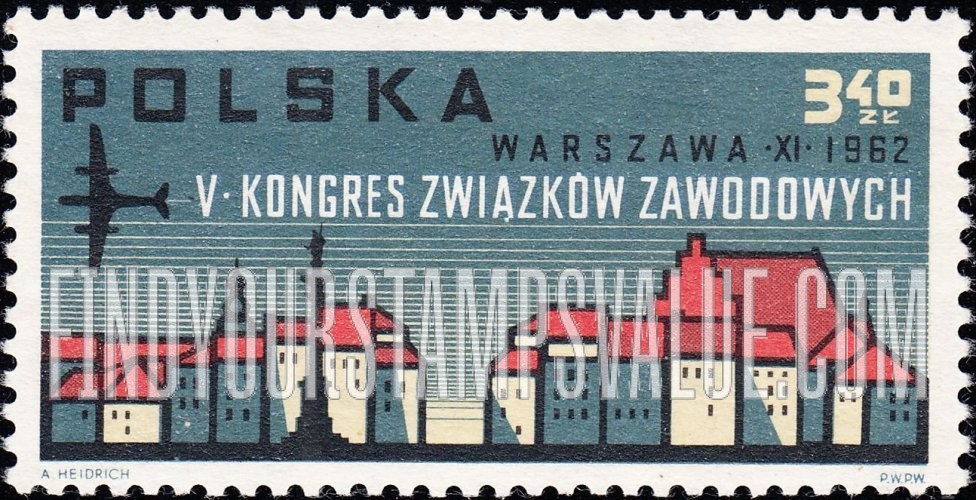 FindYourStampsValue: View of Old Warsaw