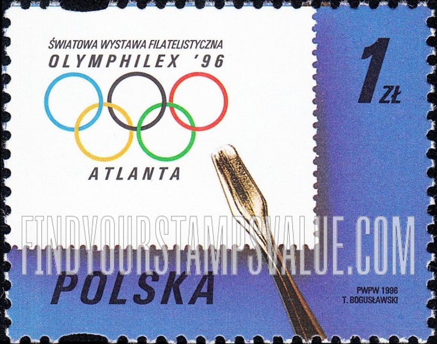 FindYourStampsValue: OLYMPHILEX ’96, Atlanta
