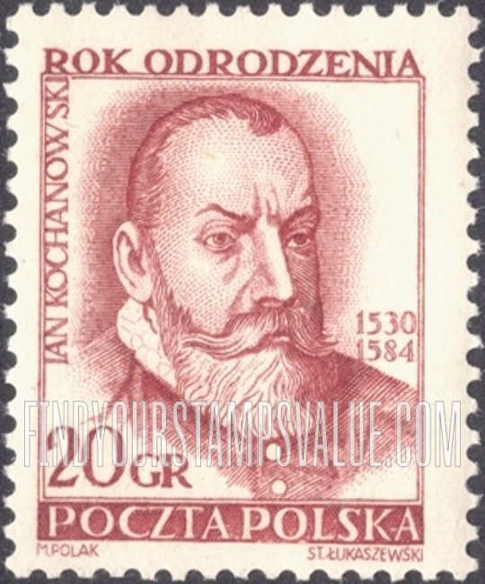 FindYourStampsValue: Jan Kochanowski