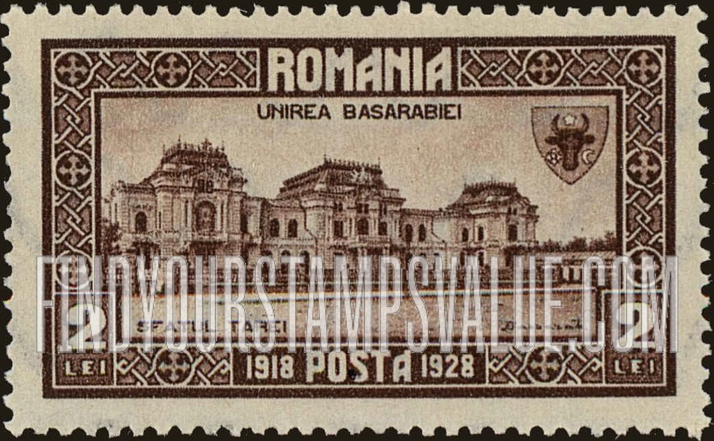 FindYourStampsValue: Parliament House, Bessarabia