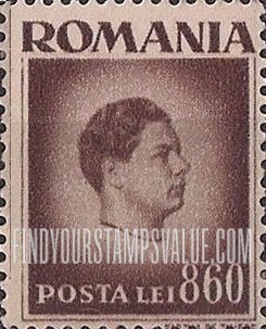 FindYourStampsValue: King Michael: Michael Types of 1945