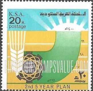 FindYourStampsValue: Second five-year plan - الخطة الخمسية الثانية
