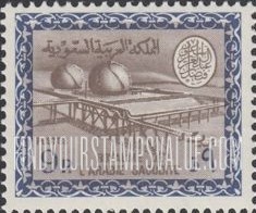 FindYourStampsValue: Gas-oil separating plant, Buqqa - عزل الغاز عن النفط في الحقل النفطي، البقعة