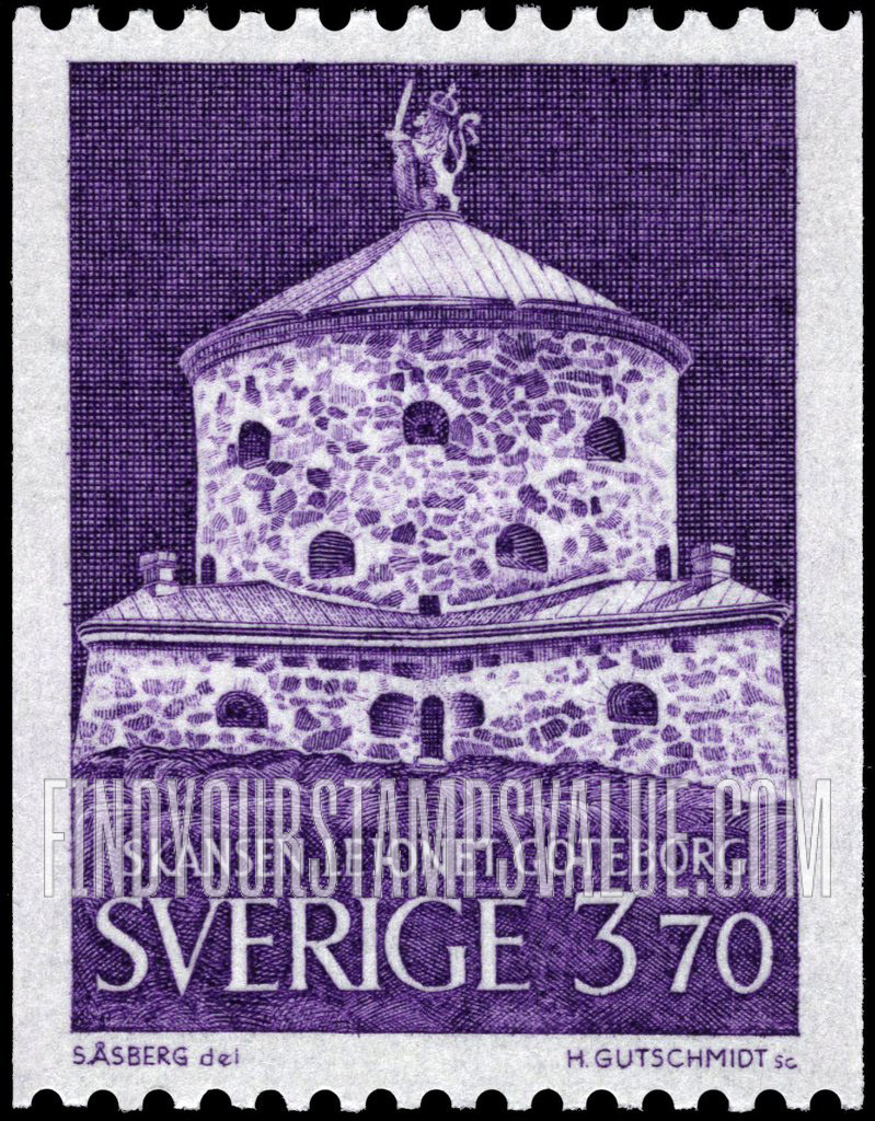 FindYourStampsValue: Lion Fortress, Gothenburg