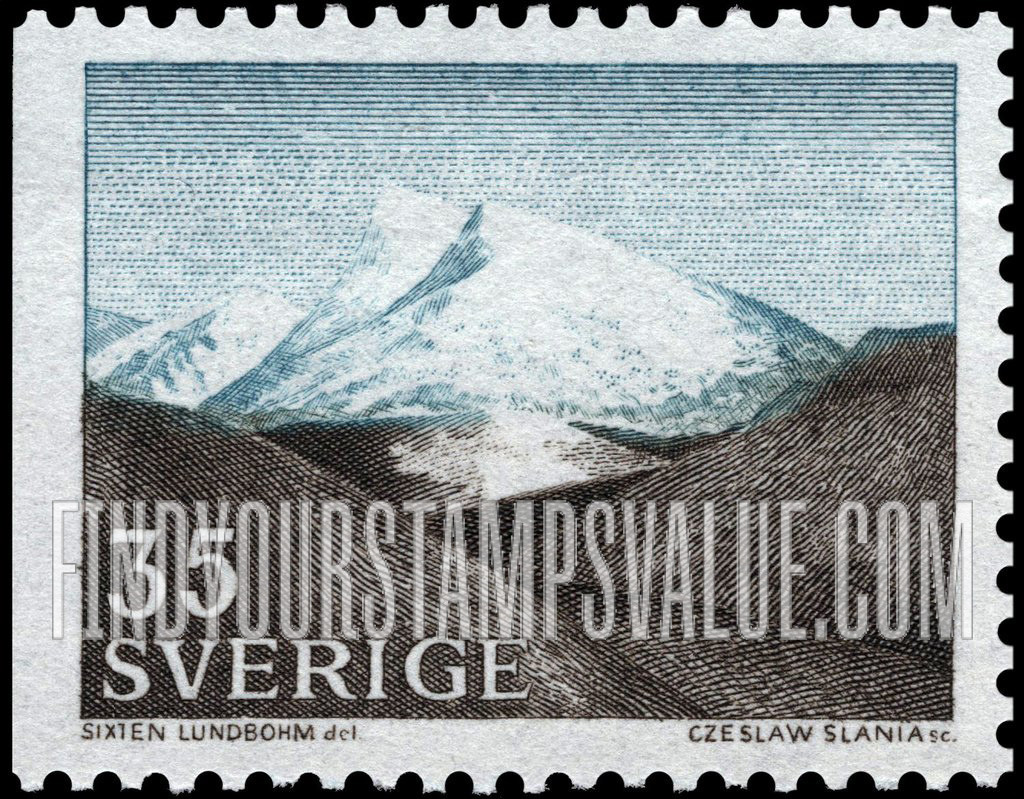 FindYourStampsValue: “The Fjeld”, by Sixten Lundbohm