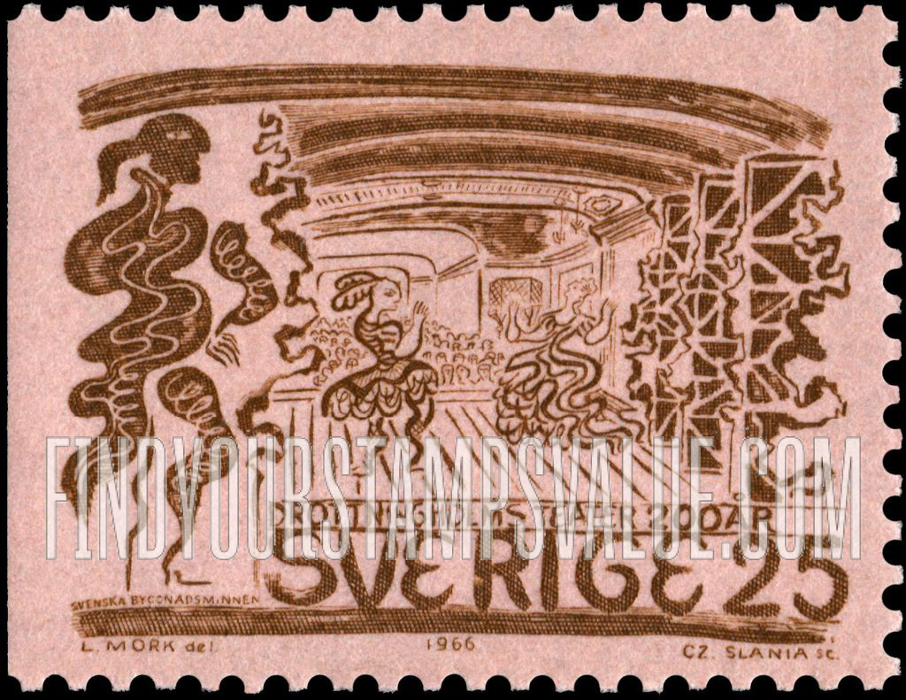 FindYourStampsValue: Stage, Drottningholm Court Theater