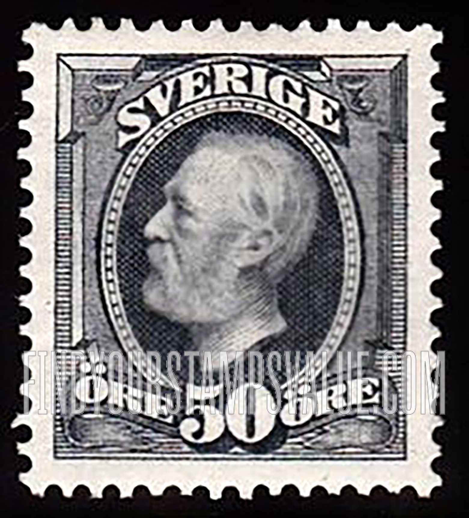 FindYourStampsValue: King Oscar II