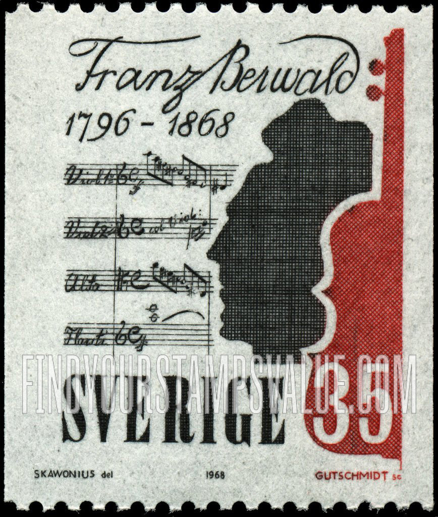 FindYourStampsValue: Franz Berwald, Violin and His Music