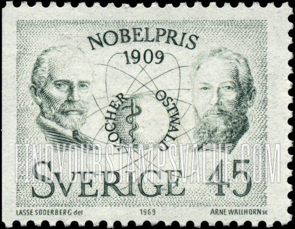 FindYourStampsValue: Dr. Emil T. Kocher and Wilhelm Ostwald