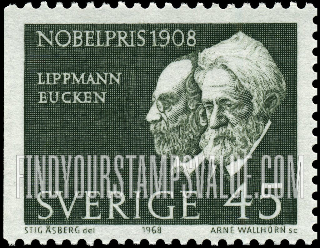 FindYourStampsValue: Gabriel Lippmann, Rudolf Eucken