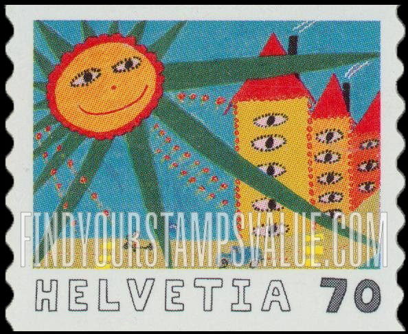 FindYourStampsValue: Federal Administration: Looks Below the Sun, by Charlotte Bättig