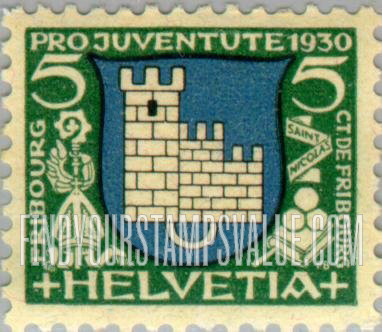 FindYourStampsValue: Semi-Postal: Fribourg