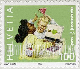 FindYourStampsValue: Semi-Postal, Children’s Rights, Children and Computer