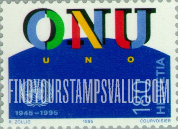 FindYourStampsValue: Federal Administration: UN, 50th Anniversary