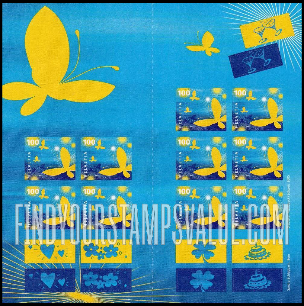 FindYourStampsValue: Federal Administration: Stylized Butterflies