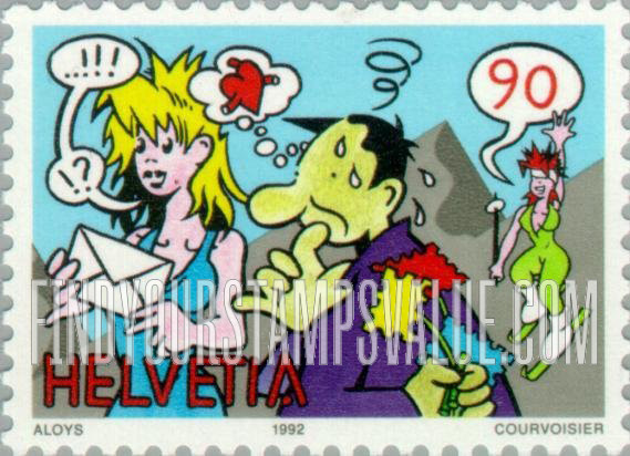 FindYourStampsValue: Federal Administration, Comic Strips: Aloys