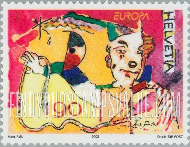 FindYourStampsValue: Federal Administration, Europa: Clown