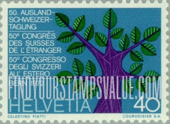 FindYourStampsValue: Federal Administration: Symbolic Tree