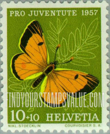 FindYourStampsValue: Semi-Postal: Clouded Yellow