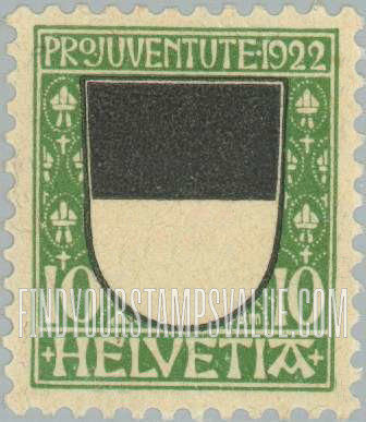 FindYourStampsValue: Semi-Postal: Fribourg