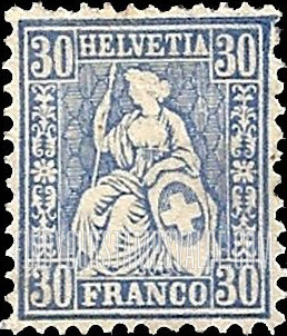 FindYourStampsValue: Federal Administration: Helvetia