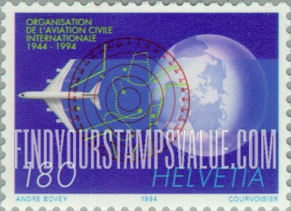 FindYourStampsValue: Federal Administration: ICAO, 50th Anniversary