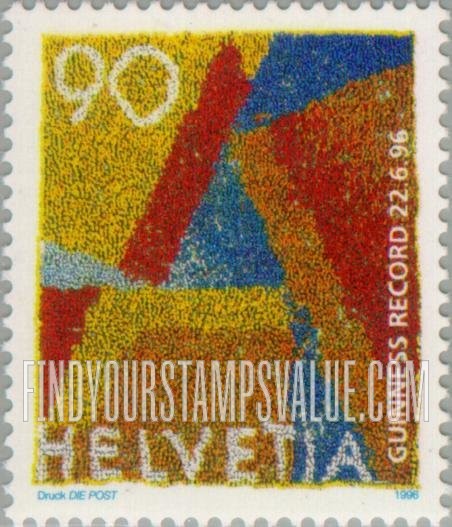FindYourStampsValue: Federal Administration: Guinness Record Stamp