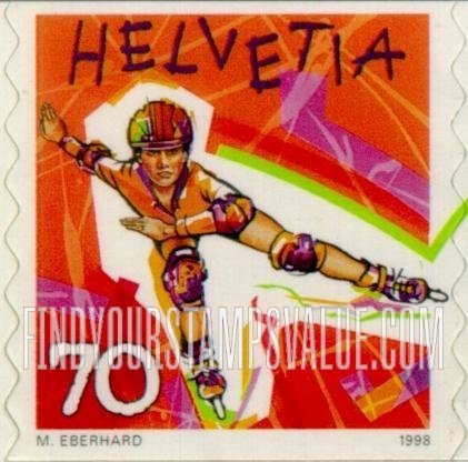 FindYourStampsValue: Federal Administration, Youth Sports: Roller blading