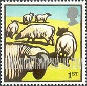 FindYourStampsValue: Great Britain (United Kingdom): Farm Animals - Suffolk Sheep
