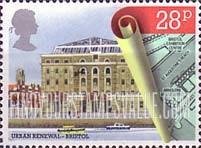 FindYourStampsValue: Great Britain (United Kingdom): Urban Renewal Projects and Plans - Bristol