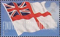FindYourStampsValue: Great Britain (United Kingdom): Flags - White Ensign, Self-Adhesive Booklet Stamp