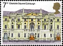 FindYourStampsValue: Great Britain (United Kingdom): European Architectural Heritage Year - Charlotte Square, Edinburgh
