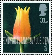 FindYourStampsValue: Great Britain (United Kingdom): Flora, Photographs by Alfred Lammer - Echeveria