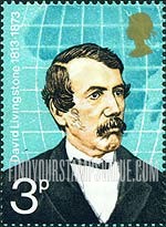 FindYourStampsValue: Great Britain (United Kingdom): British Explorers - David Livingstone and Map of Africa