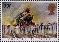 FindYourStampsValue: Great Britain (United Kingdom): Great Western Railway Sesquicentennial - Cheltenham Flyer