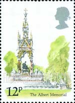 FindYourStampsValue: Great Britain (United Kingdom): London Landmarks - The Albert Memorial