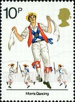 FindYourStampsValue: Great Britain (United Kingdom): British Cultural Traditions - Morris Dancing