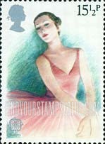 FindYourStampsValue: Great Britain (United Kingdom): Performing Arts - Ballet