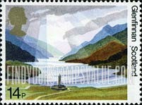 FindYourStampsValue: Great Britain (United Kingdom): 50th Anniversary of National Trust for Scotland - Glenfinnan, Highlands, Scotland
