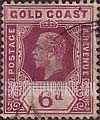 FindYourStampsValue: Gold Coast: King George V - Six Pence, Die I