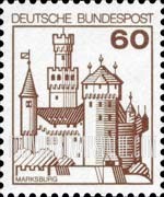 FindYourStampsValue: Castles and Palaces - Marksburg